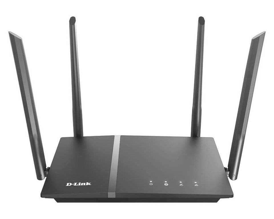 D-Link DIR-1260 front view showing router design and strong coverage benefit