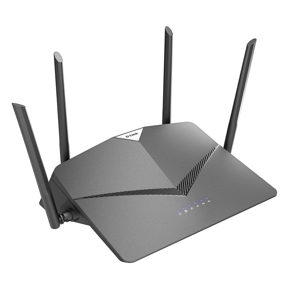 D-Link DIR-2640 in living room streaming 4K without buffering for smooth entertainment