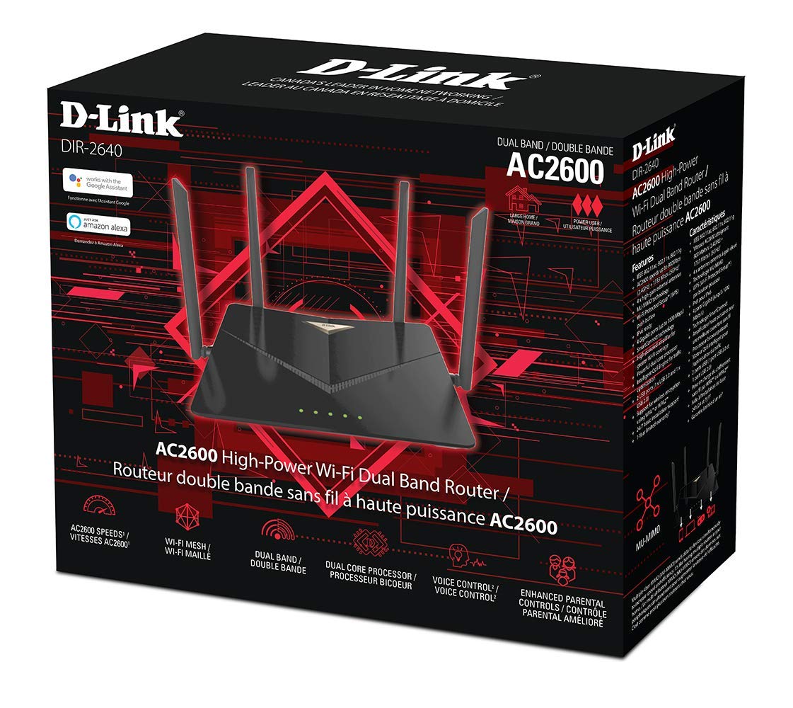 D-Link DIR-2640 held in hand showing compact scale for flexible placement options