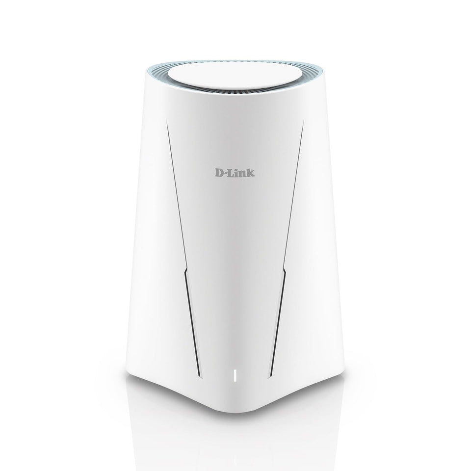 D-Link G530 front view showing four high-gain antennas for strong whole-home WiFi.