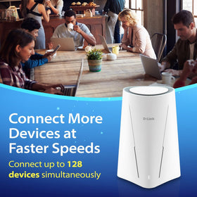 D-Link G530 security features including WPA3 and DNS over TLS for safer browsing.
