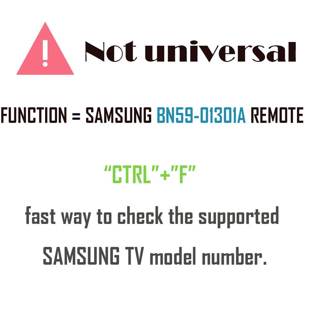 BN59-01301A remote with GP batteries demonstrates plug-and-play convenience.