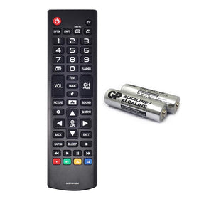 D.Vordingborg replacement remote front view with clear buttons for easy control