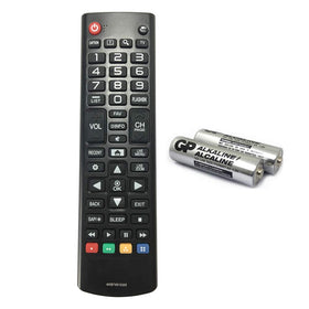 D.Vordingborg front view of AKB74915305 remote showing all buttons and easy usability