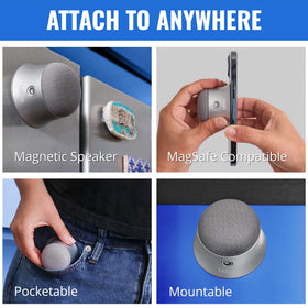 D3 Products Magnetic Liddle Speaker Silver wall mount ready for kitchen or workshop.