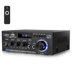 Daakro AK45 front panel showing inputs and display for easy control and quick setup