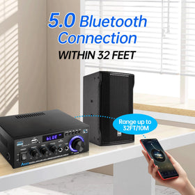 Daakro AK45 slim side profile that fits neatly in AV cabinets