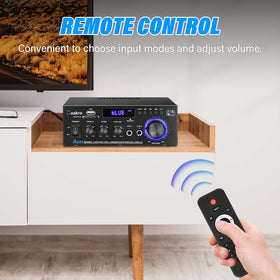 Daakro AK45 playing from USB and SD card slots highlighting local media playback benefit