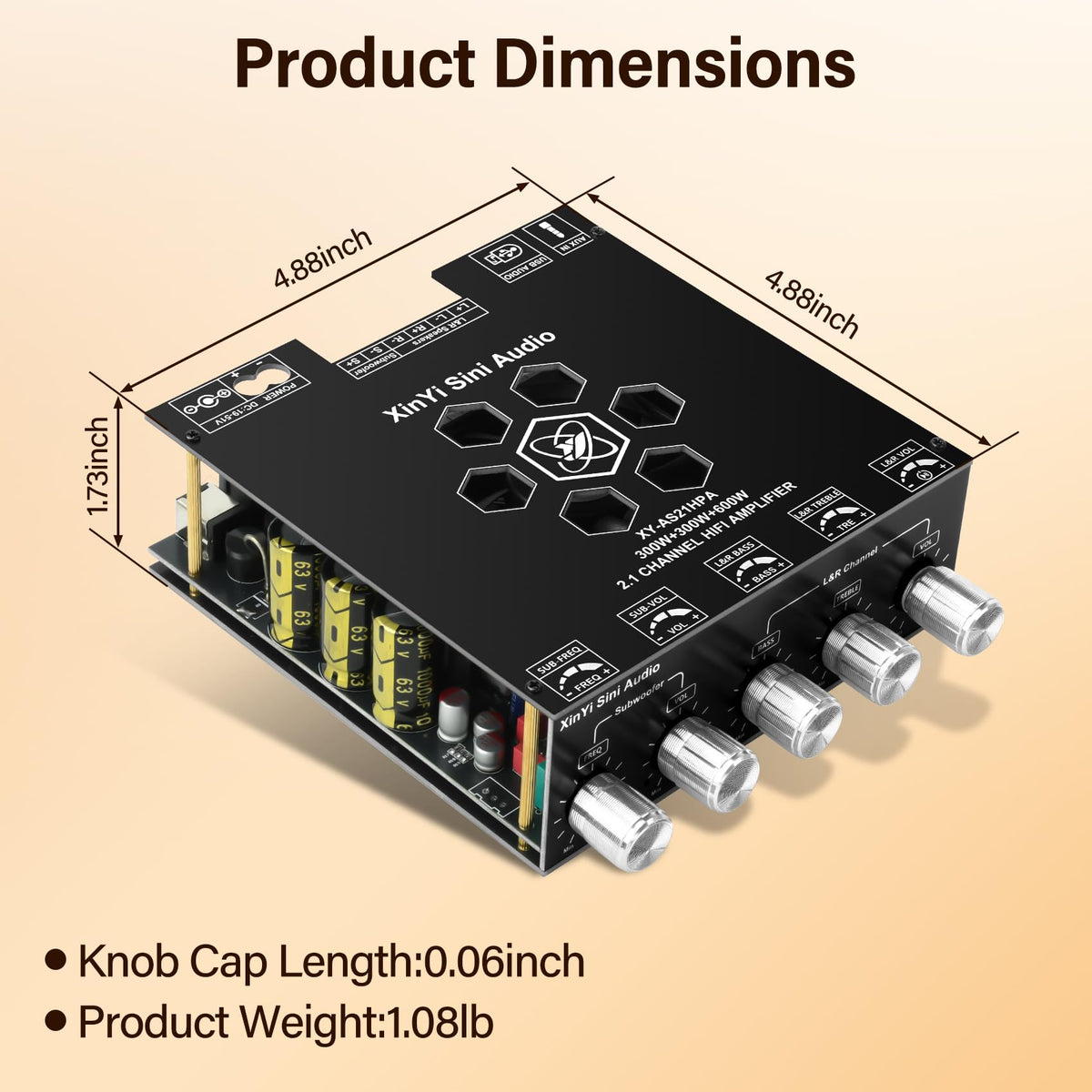 Daakro AS21HPA heatsink design indicating stable operation