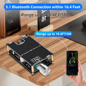 Daakro mounted inside wooden speaker enclosure demonstrating DIY integration benefit