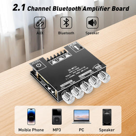 Daakro ZK-MT21 2.1-channel output delivering balanced left, right, and subwoofer performance.