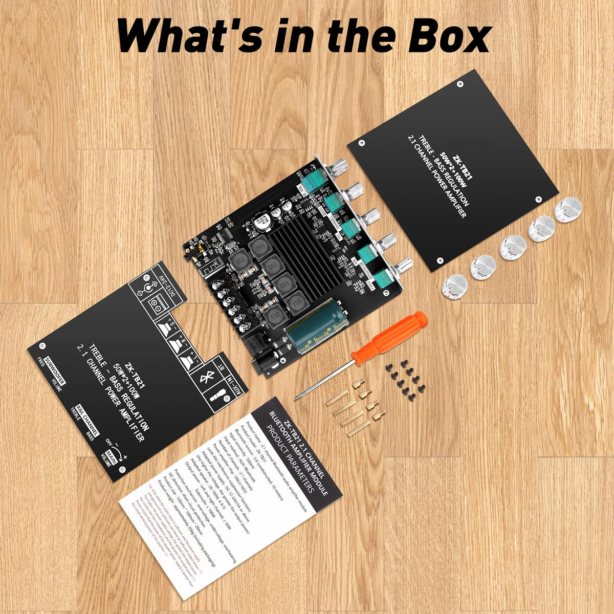 Daakro ZK-TB21 internal circuit layout for DIY builds