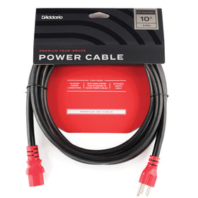 D'Addario IEC power cable with integrated outlet enables multi-device setup