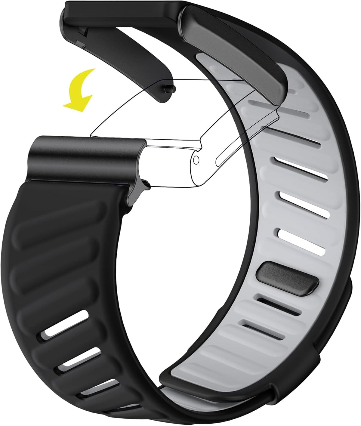 DADO adjustable sport loop for Whoop 4.0, customizable fit for men and women.