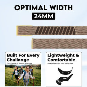 DADO gold connector detail demonstrating secure attachment to WHOOP
