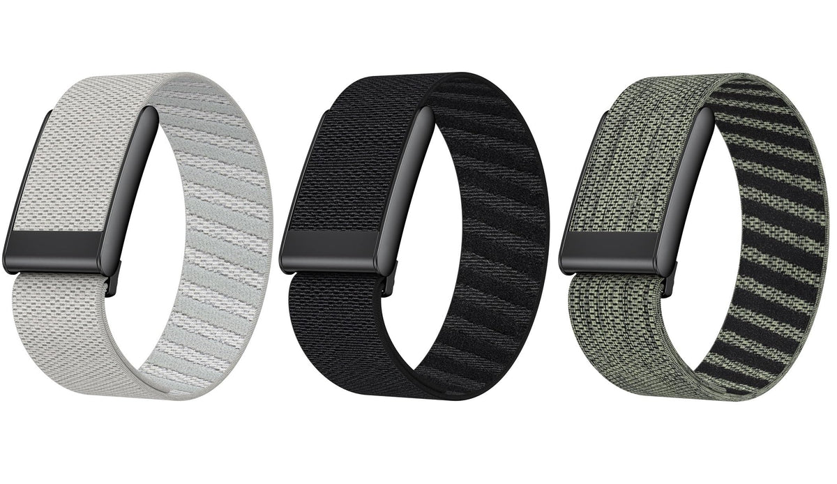 DADO band front view with black connector showing secure fit