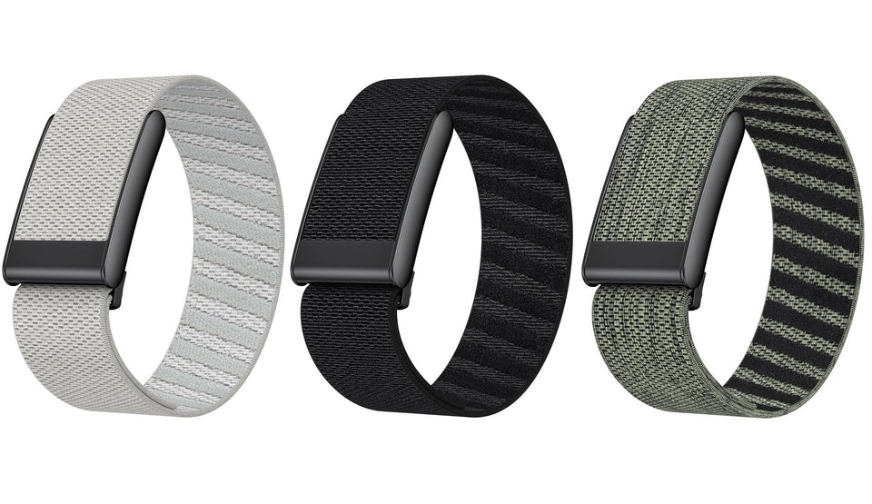 DADO band front view with black connector showing secure fit
