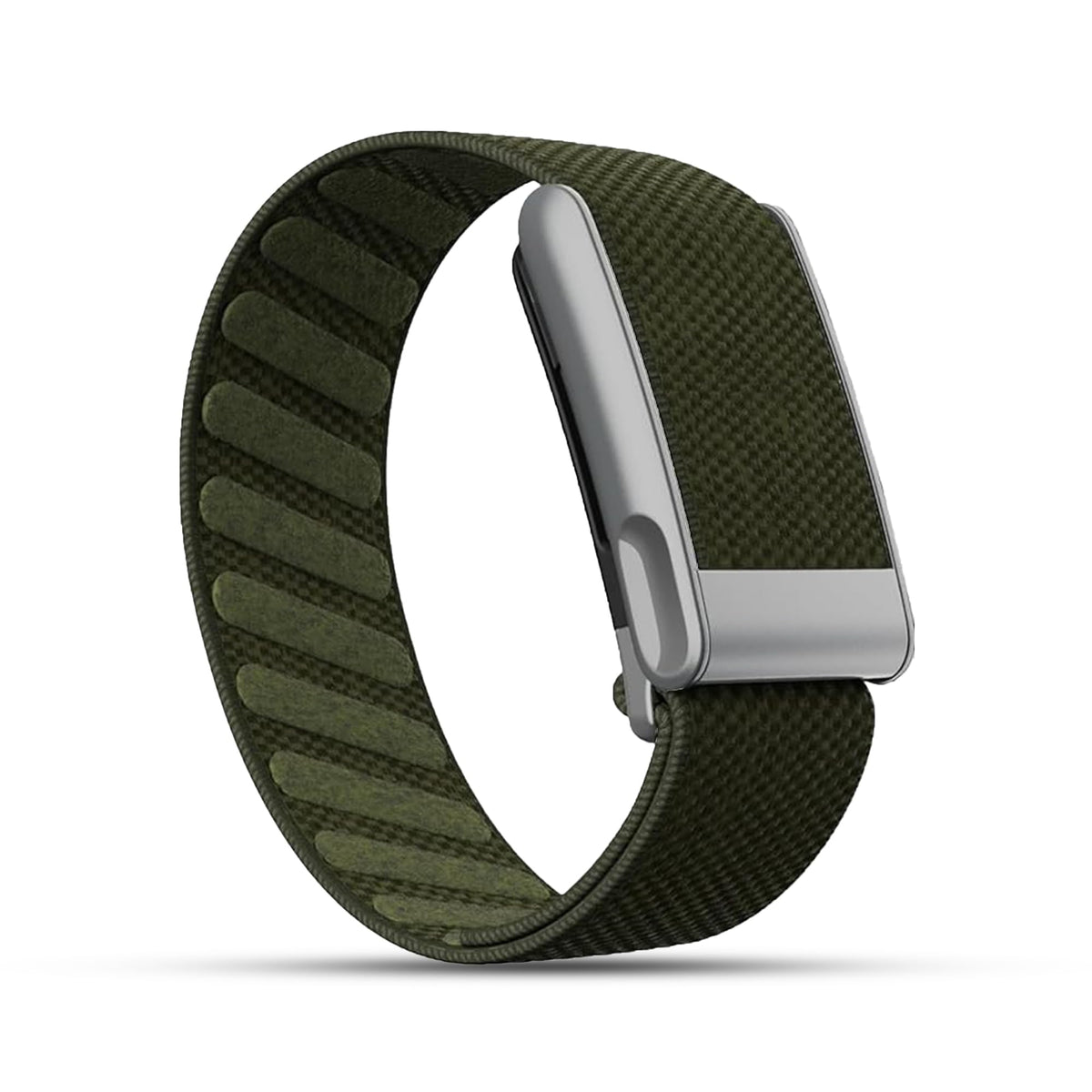 DADO front view of emerald band showing sleek profile and comfort