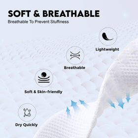 DADO close-up of nylon weave highlighting breathability and comfort