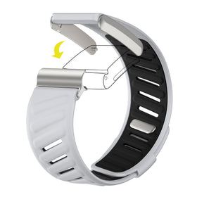 DADO silicone wristband with adjustable loop fits unisex sizes comfortably.