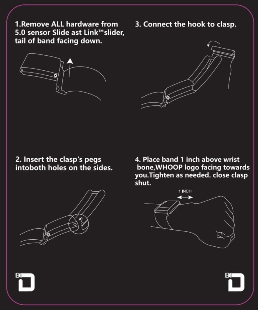DADO wristband on wrist demonstrates comfortable daily fitness tracking.