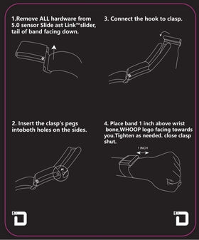 DADO wristband on wrist demonstrates comfortable daily fitness tracking.