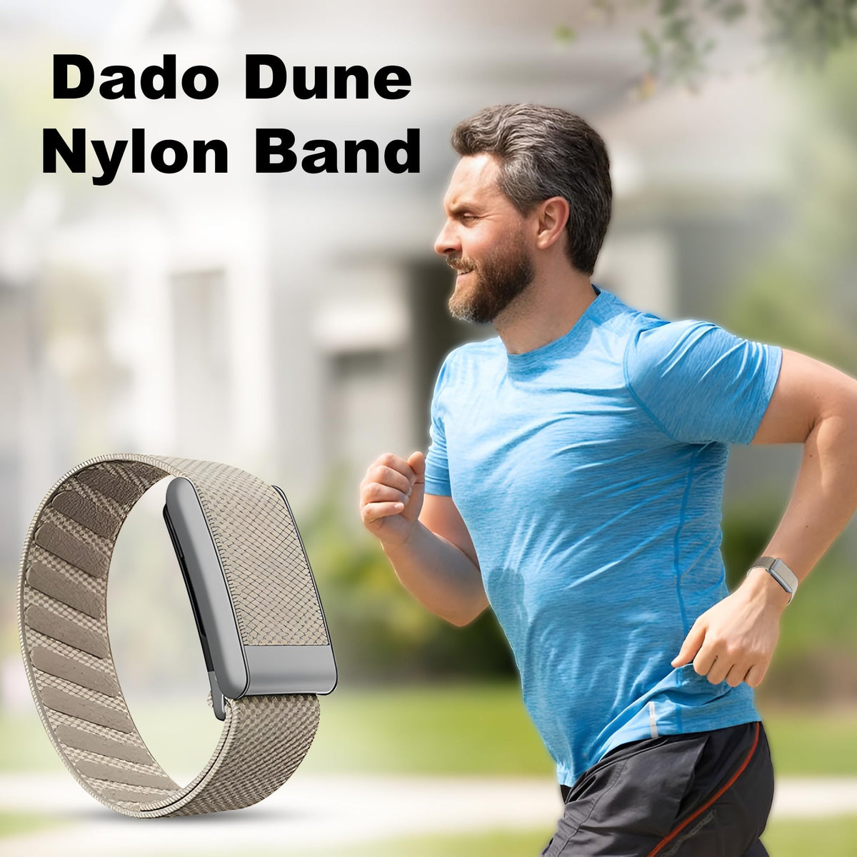 DADO easy swap system with hook, clasp, and quick-link slider for tool-free setup.