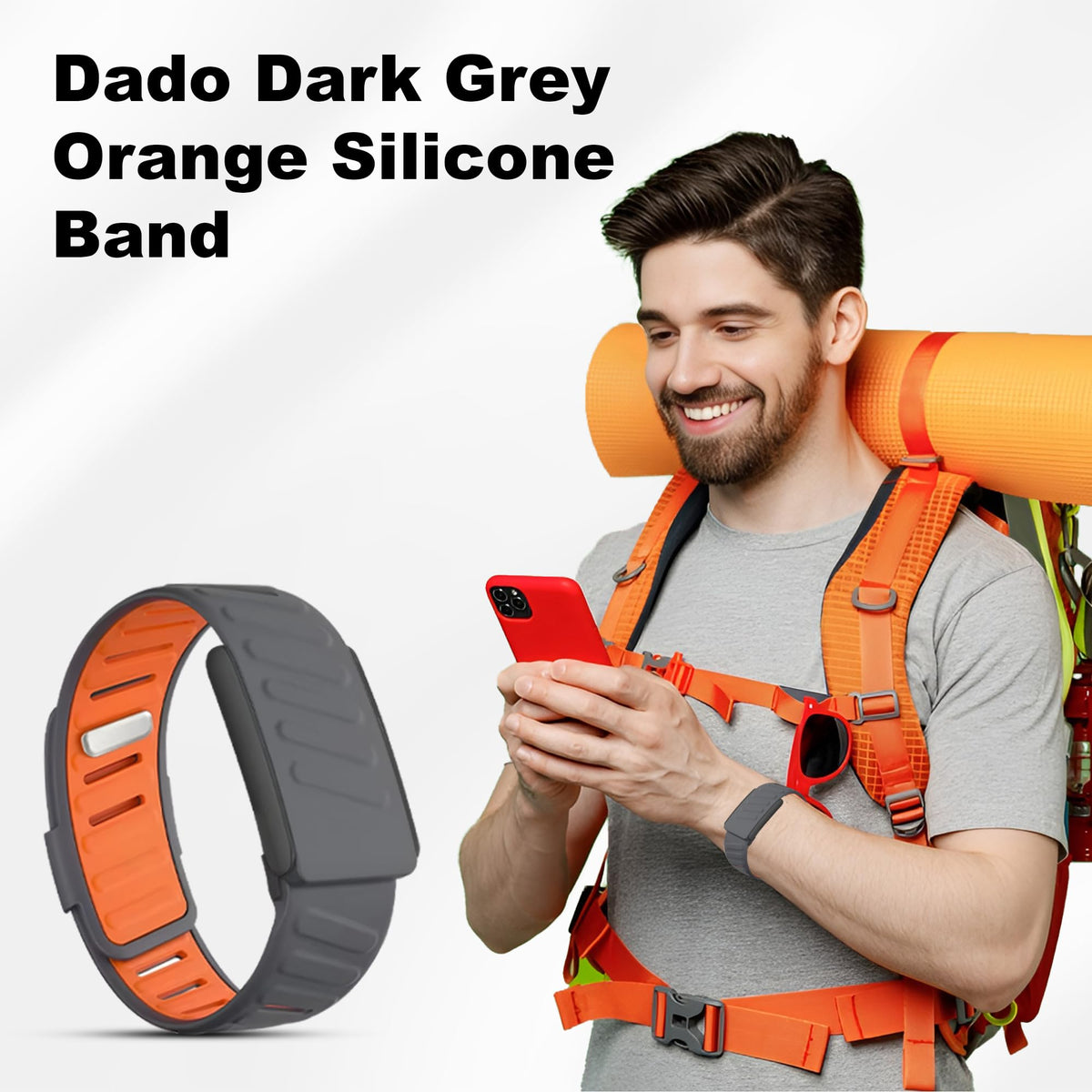 DADO four clasp options included for versatile Whoop compatibility.