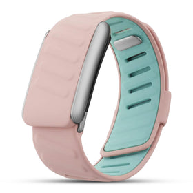 DADO front band view showing pink color and secure fit benefit