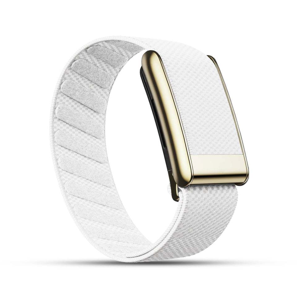 DADO front packaging showing WHOOP-compatible nylon band and fit benefits