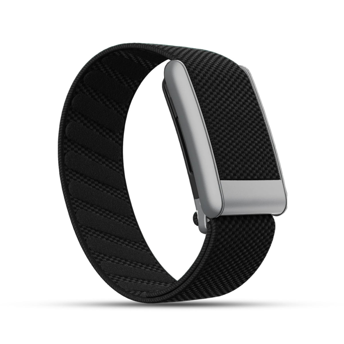 DADO front view black strap showing clean fit and secure hold