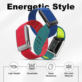 DADO wrist band premium nylon strap provides everyday style with secure wear.