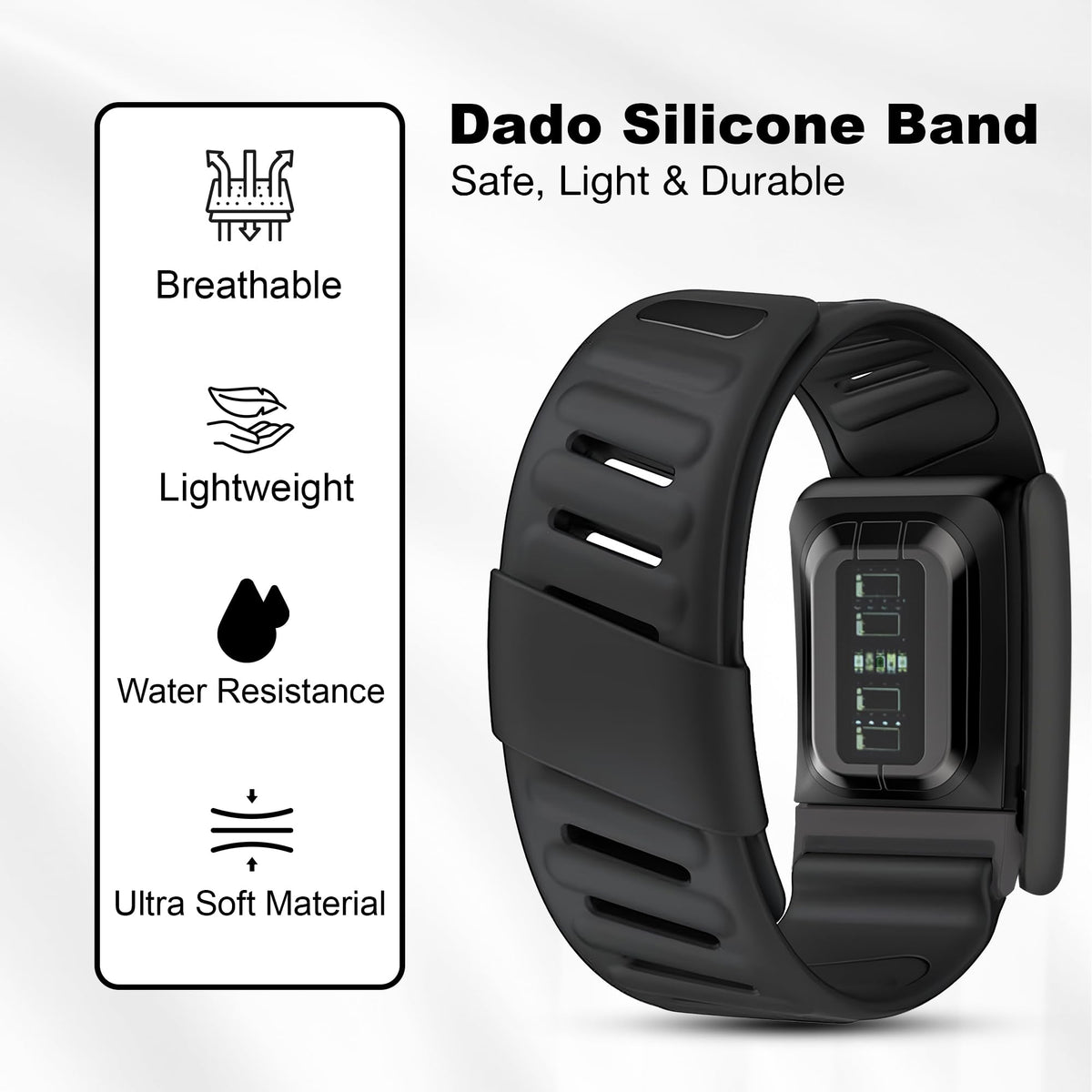 DADO band compatible with One/Peak/Life for a secure workout fit