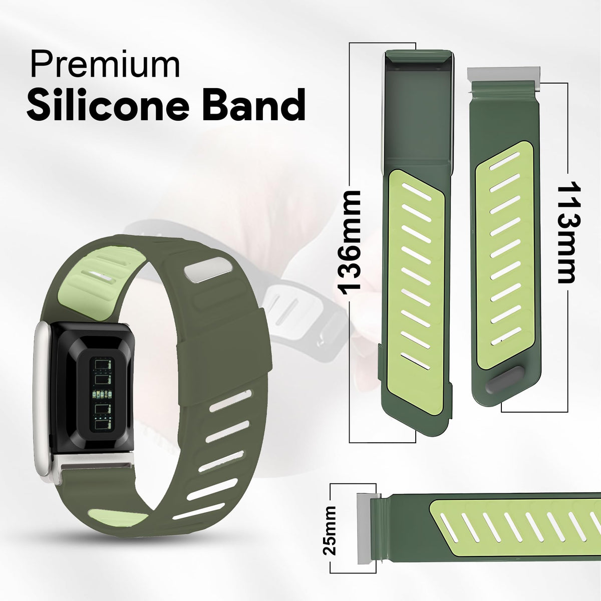 Sweatproof design helps keep the band fresh during intense training.