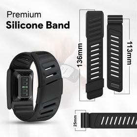 DADO all-black band delivers a soft feel and durable wear during training