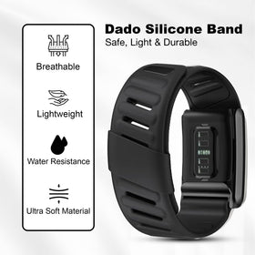 DADO silicone sport band for WHOOP 5.0 Peak provides secure fit during high-intensity training.