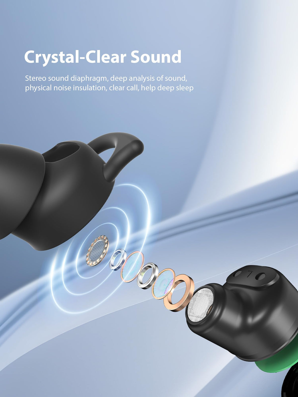 DAGKHE Sleep Headphones bluetooth-5-3 enables a stable wireless connection.