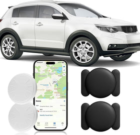Dahetag Tracker for Vehicles with no-subscription GPS and Find My integration.