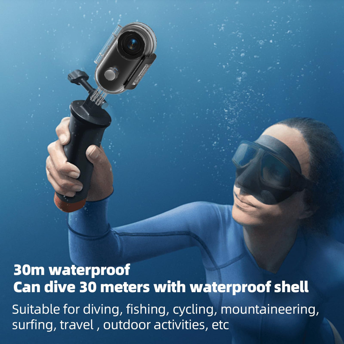 Dahocamgo 4K mini body camera with two modes and WiFi for quick sharing.