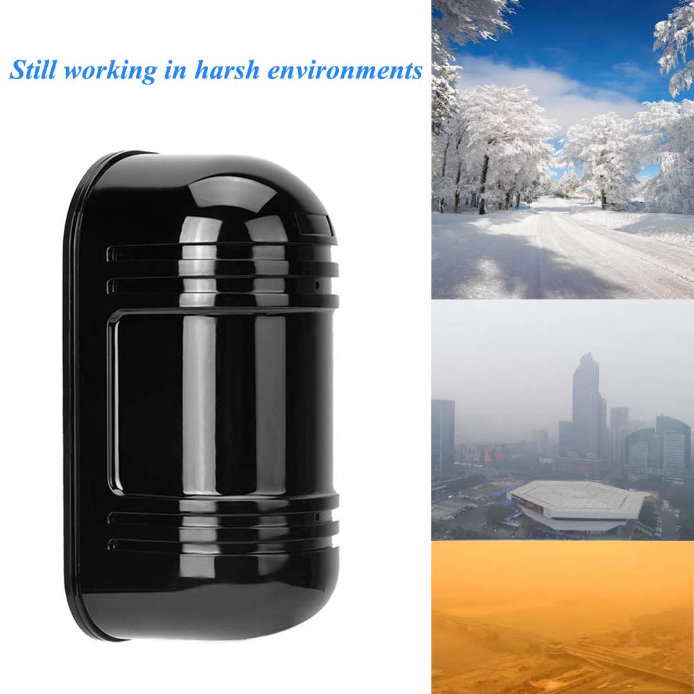 Dahszhi beam path across yard demonstrating coverage, improves wide-area intrusion detection