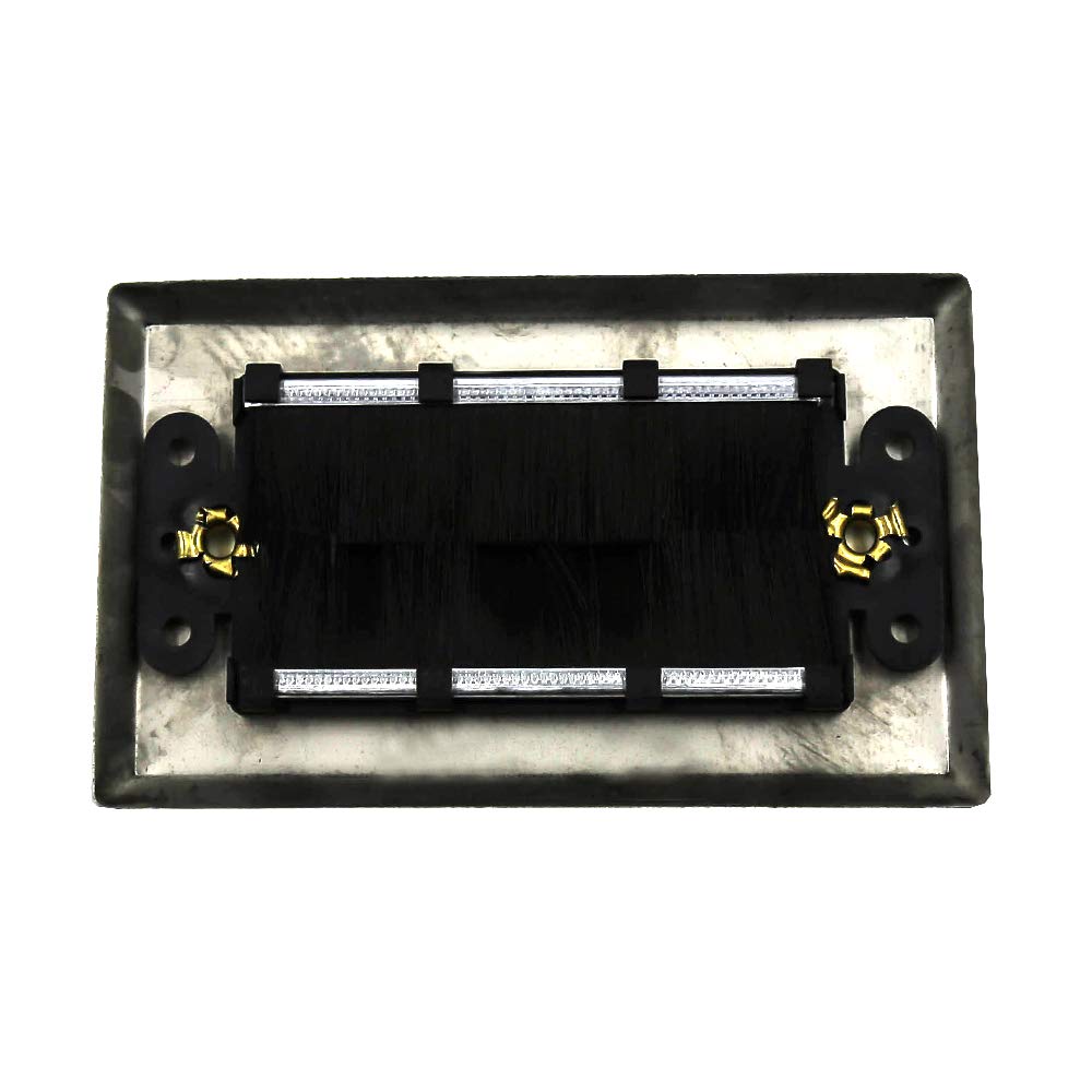 Dahszhi installed on wall behind TV with HDMI and power cables neatly routed for tidy home theater