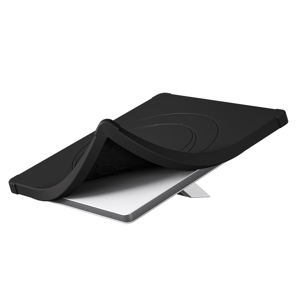 DAIERTEK Starlink Mini Protector Cover in black silicone fits snugly and shields the dish from scratches.