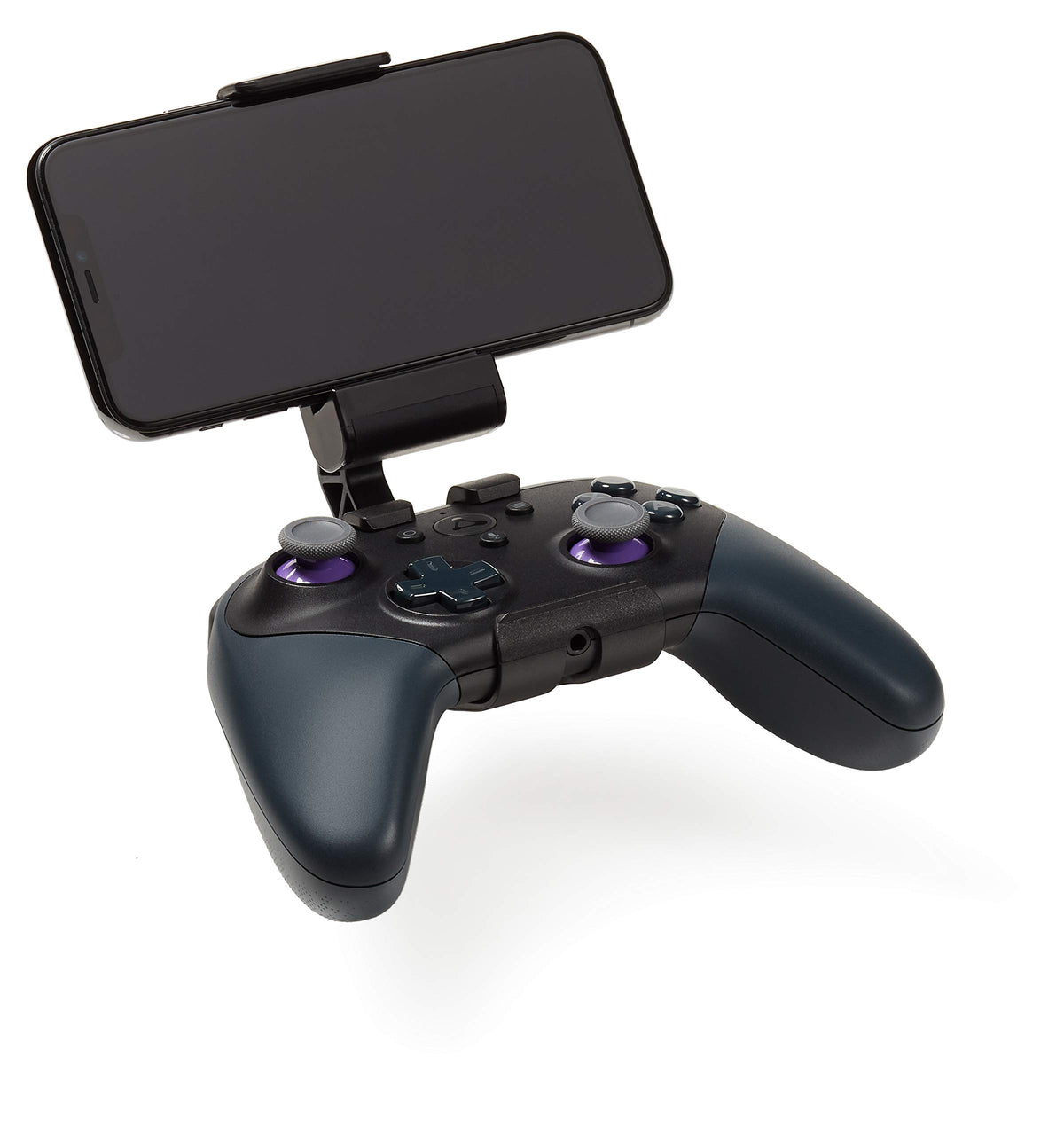 Dainslef phone clip angle adjustment enables comfortable viewing during play.
