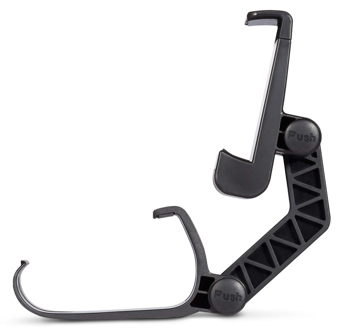 Dainslef phone clip width adjustment fits smartphones 2.26 to 3.74 inches.