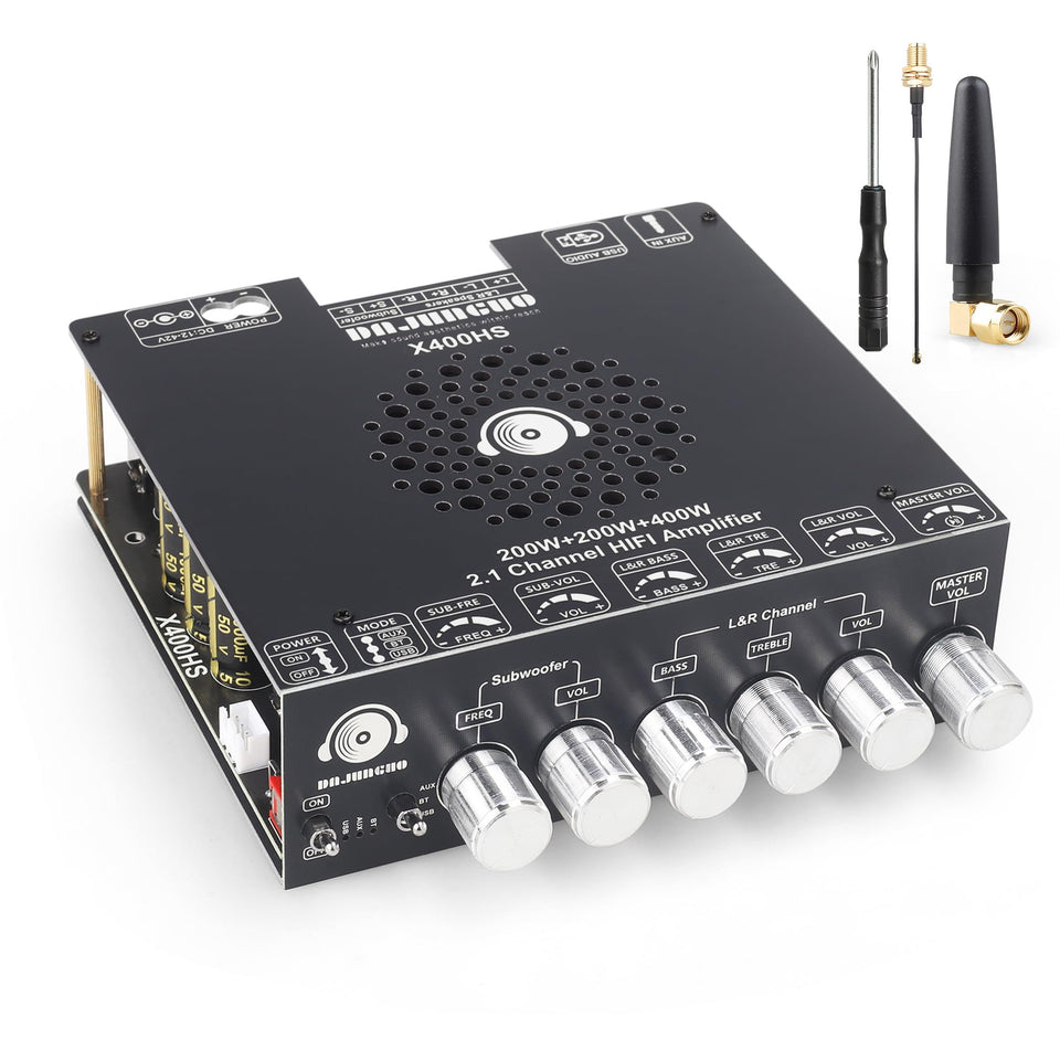 DAJUNGUO X400HS front panel view showing ports and strong power handling