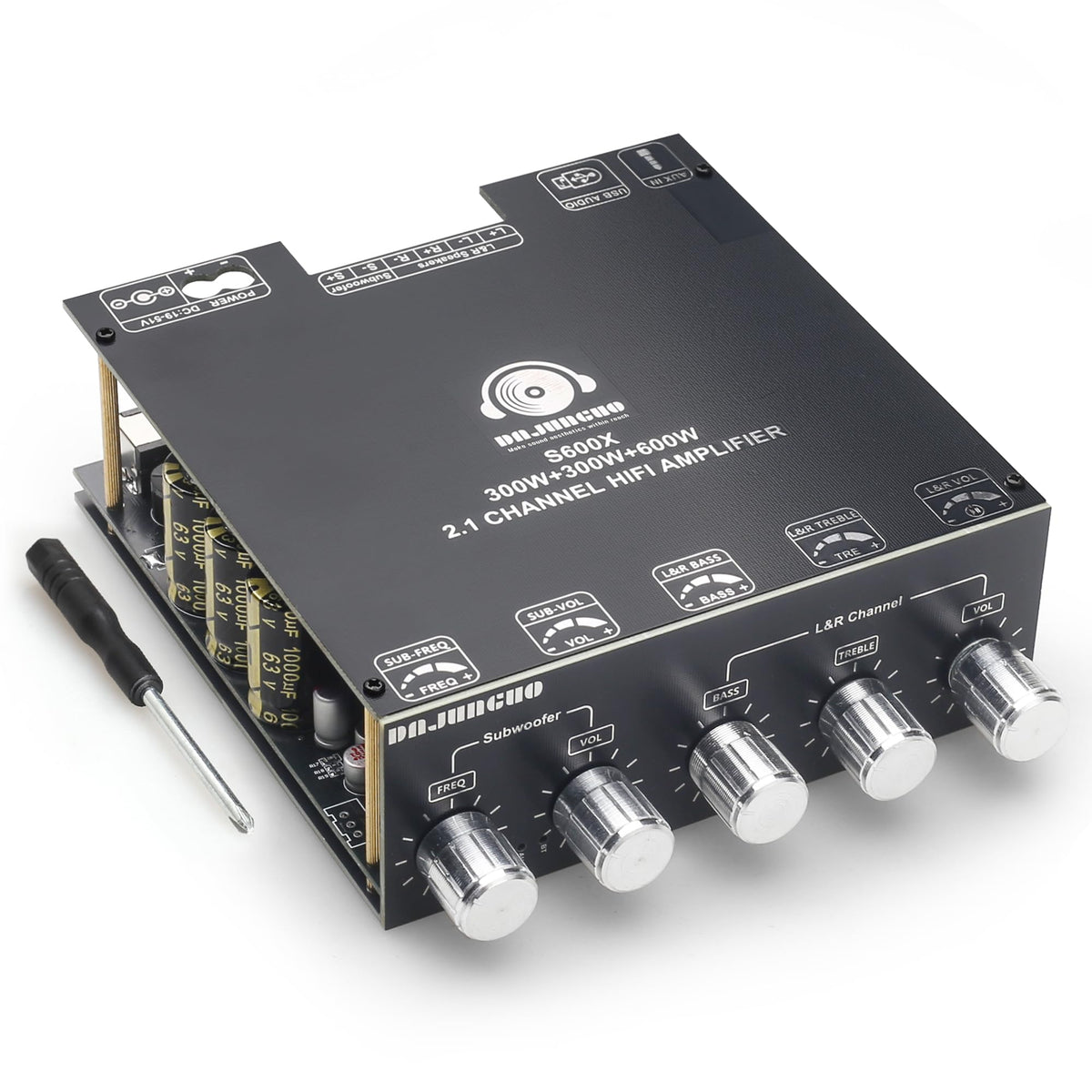 DAJUNGUO S600X front panel with controls for quick setup and power switching