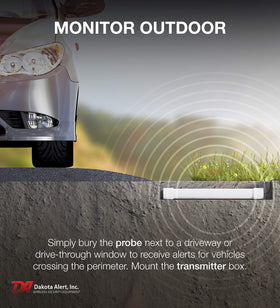 Dakota Alert DCPT-4000 long-range wireless connection improves coverage.