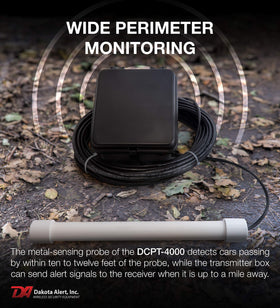 Dakota Alert weatherproof transmitter withstands outdoor temperatures and weather.