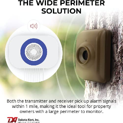 Dakota Alert RE-4k Plus receiver outdoor installation receiving alerts up to one mile.