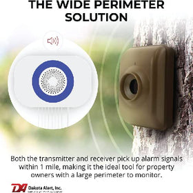 Dakota Alert RE-4k Plus receiver outdoor installation receiving alerts up to one mile.